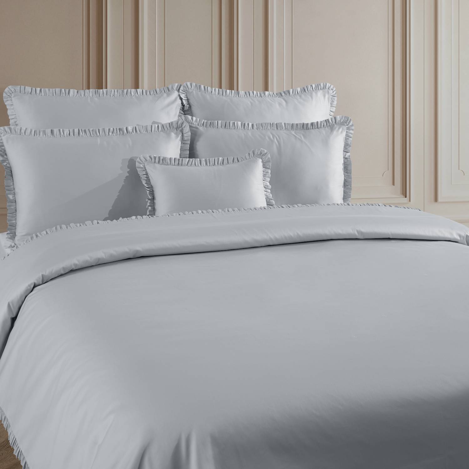 Halide Duvet Cover Set Grey