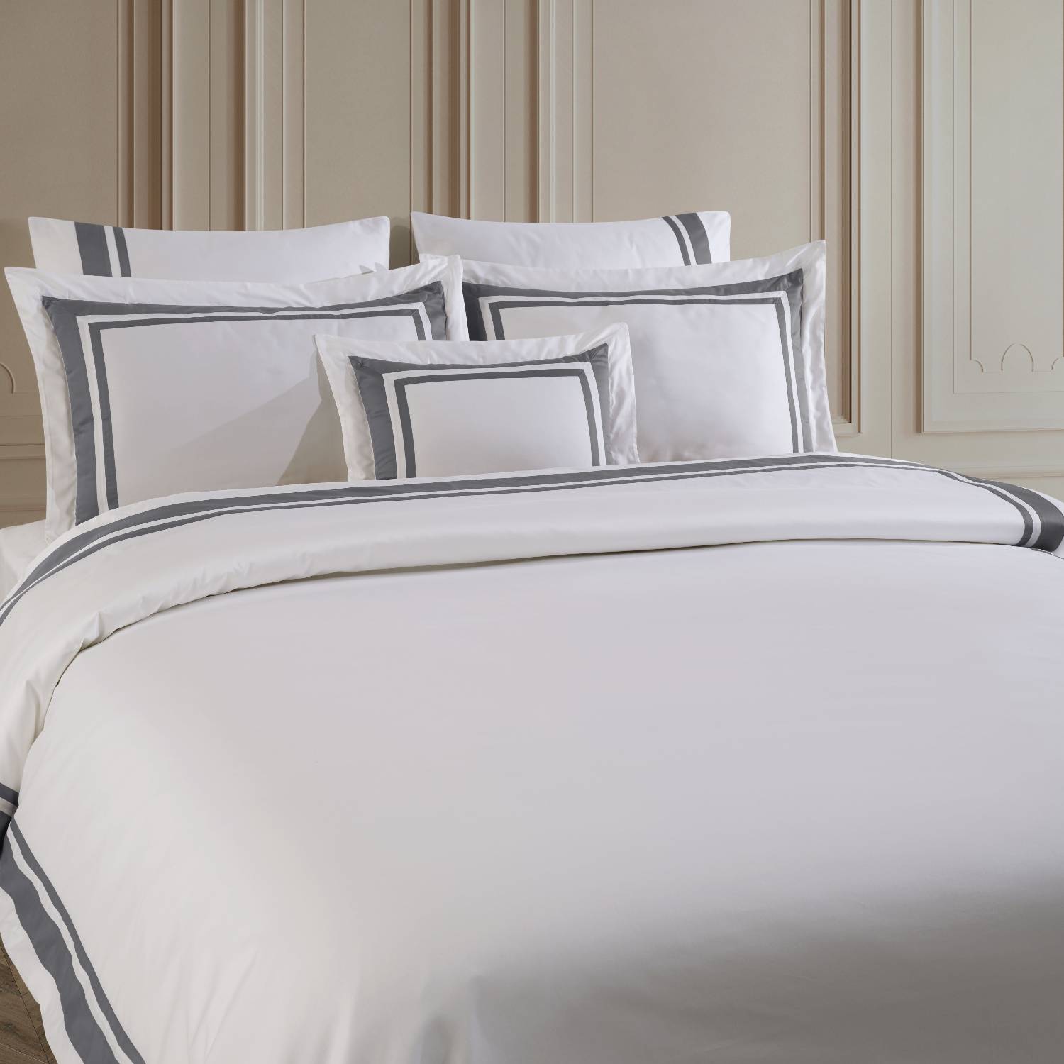 Istanbul Duvet Cover Set Dark Grey