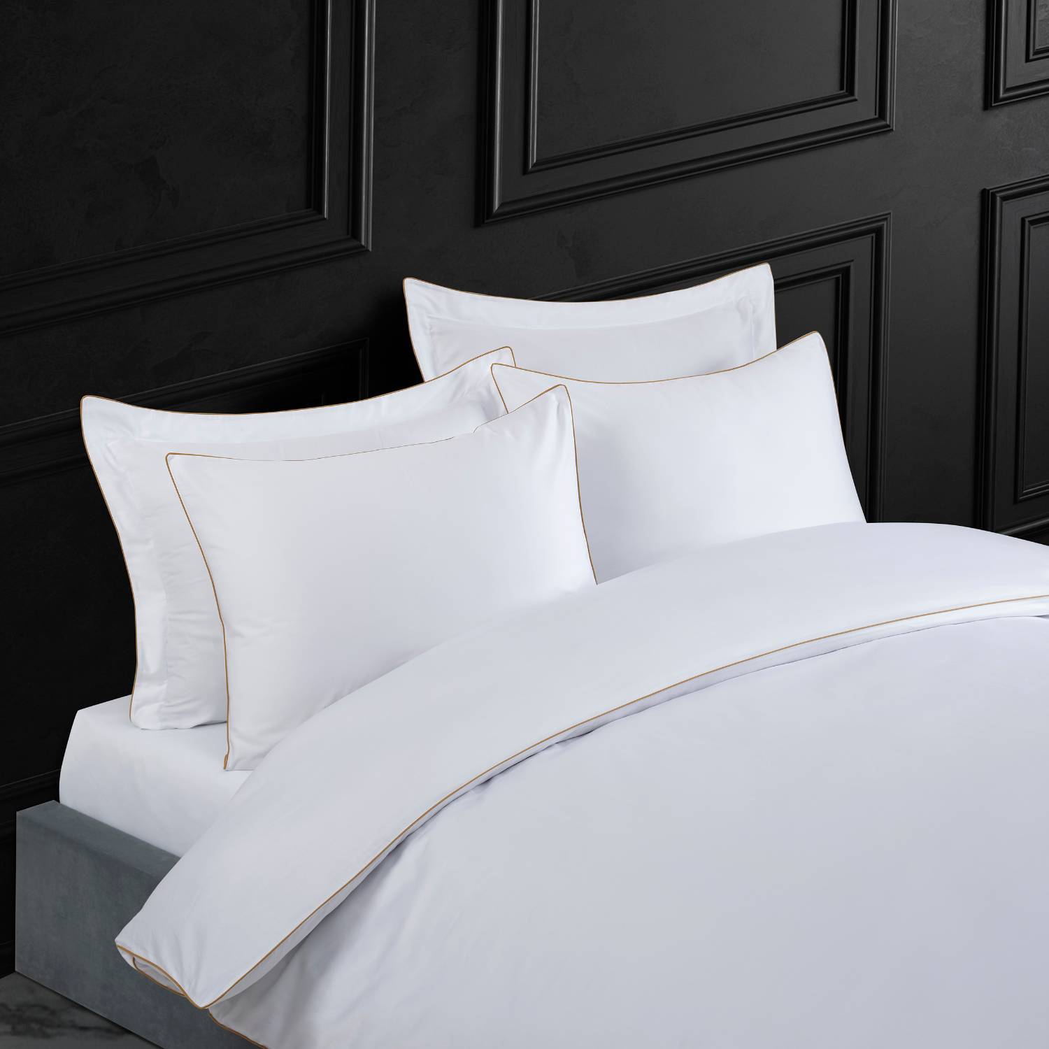 Mualla Duvet Cover Set Mustard