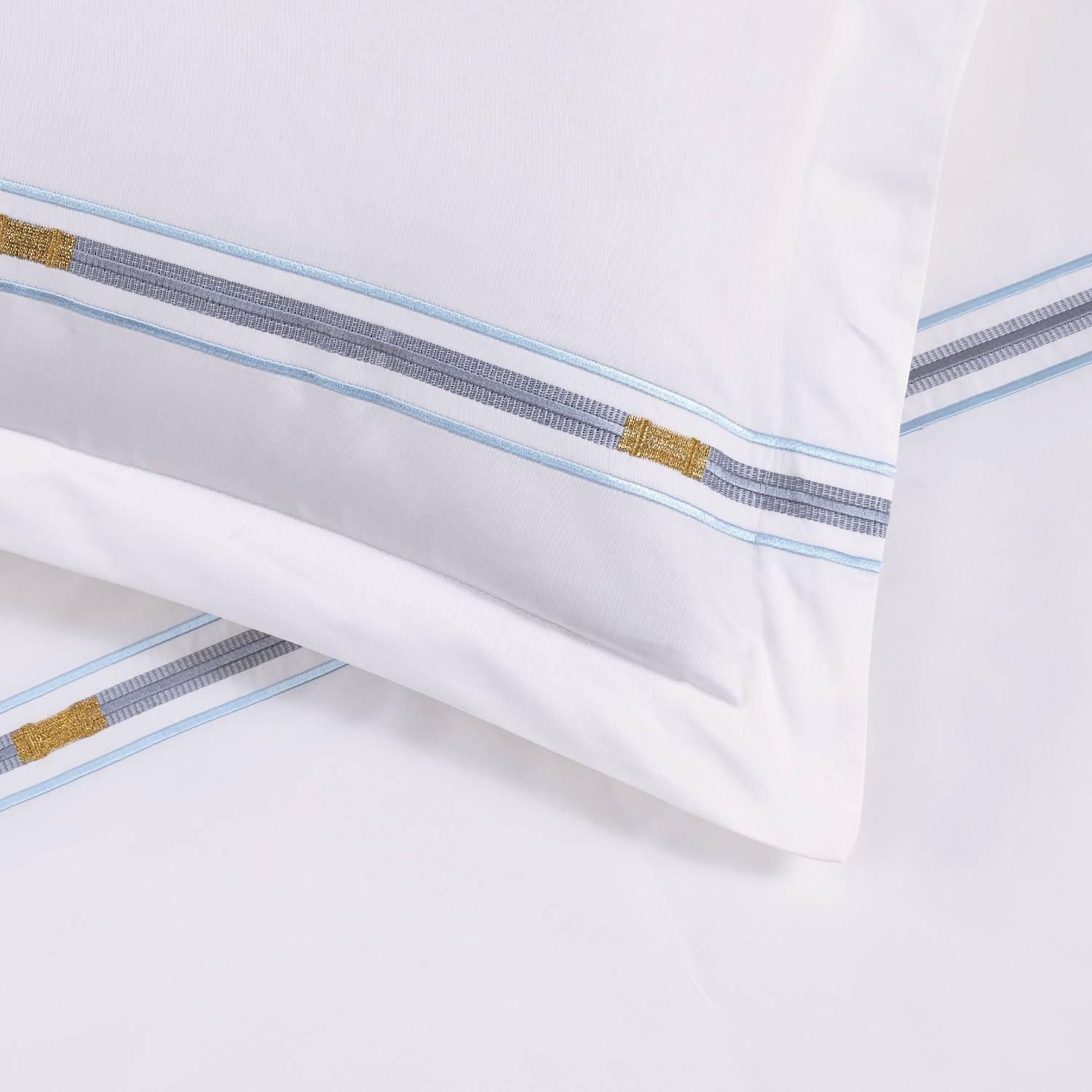 Ozden Duvet Cover Set Blue