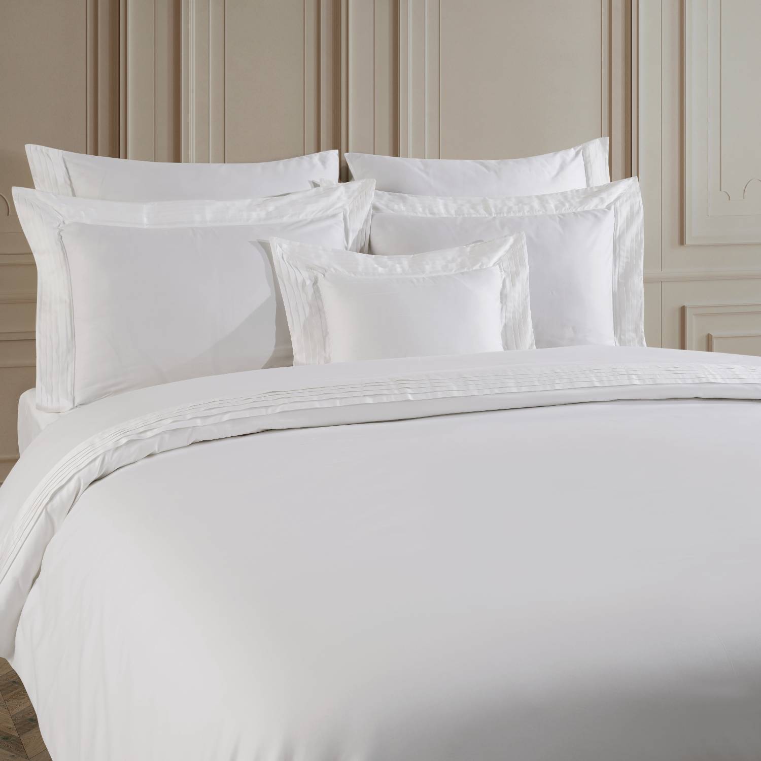 Afet Duvet Cover Set White