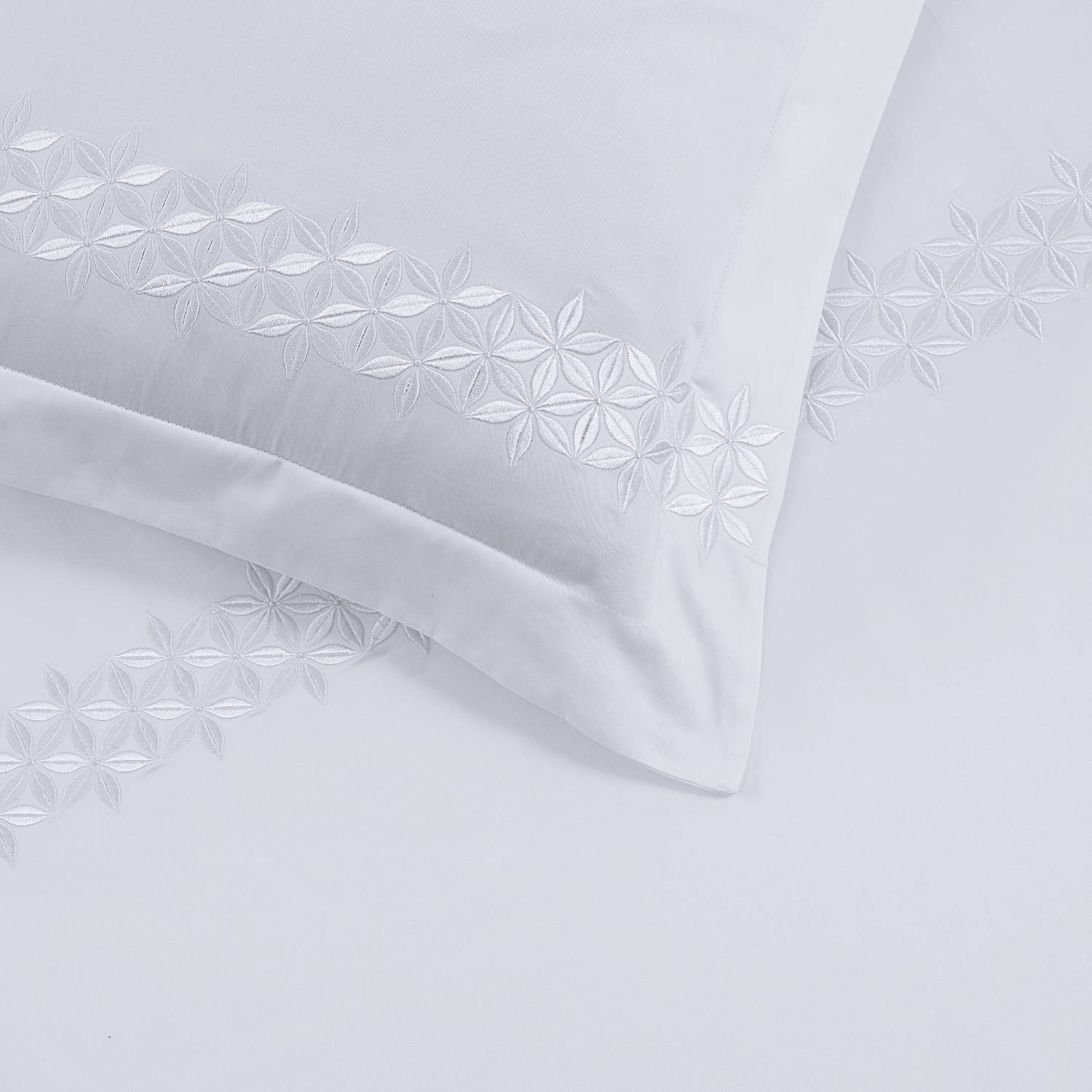 Leyla Duvet Cover Set White