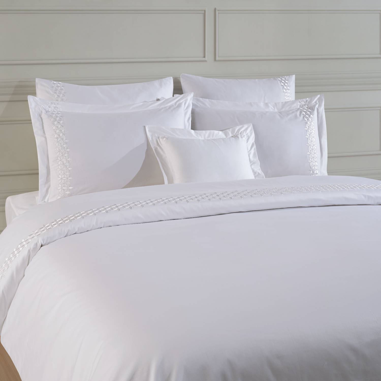 Leyla Duvet Cover Set White