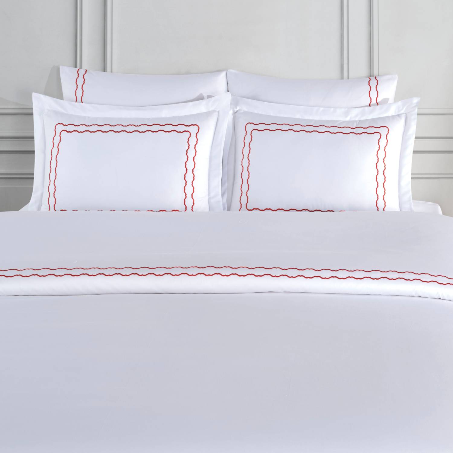 Müzeyyen Duvet Cover Set Red