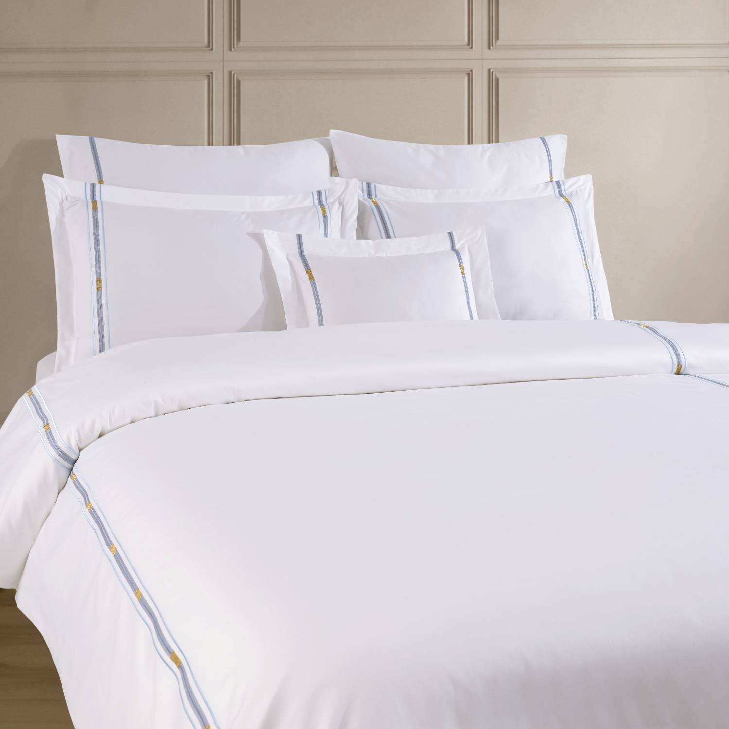 Ozden Duvet Cover Set Blue