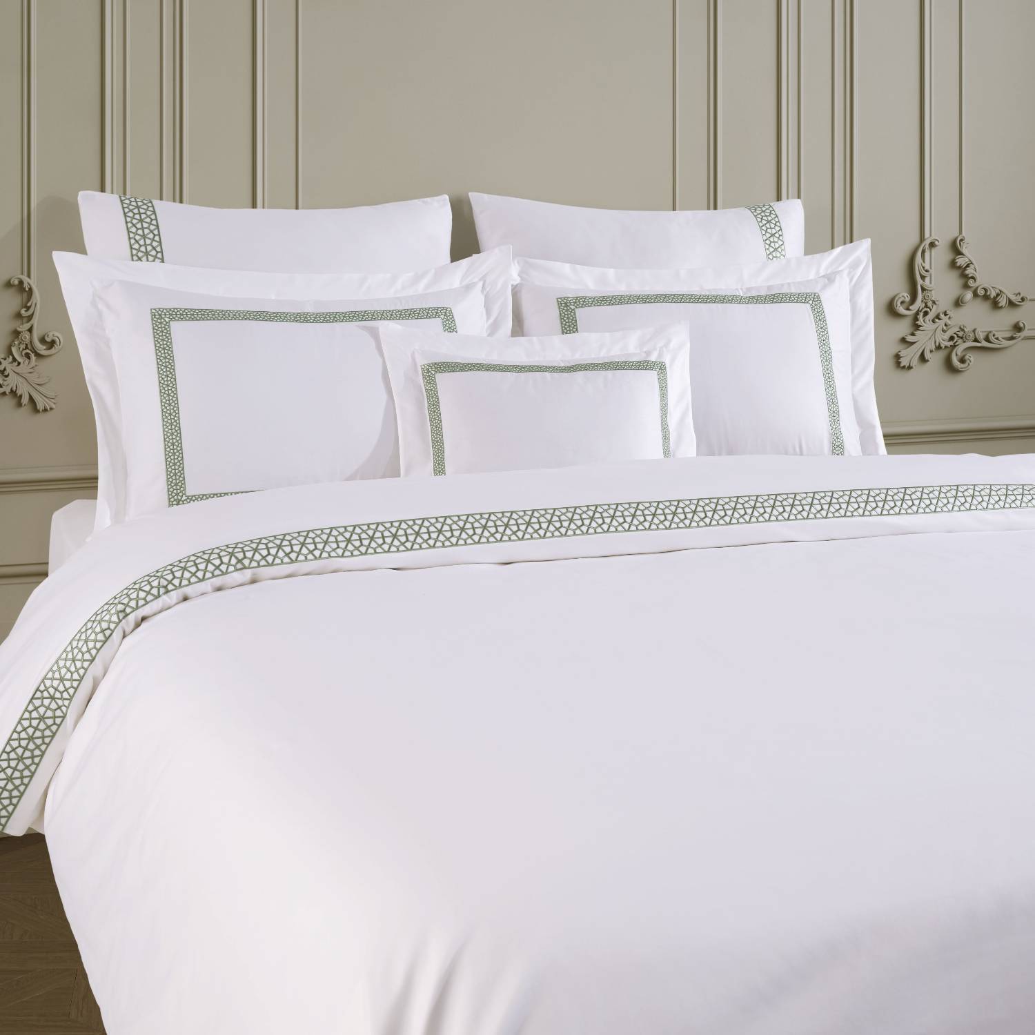 Refet Duvet Cover Set Celadon