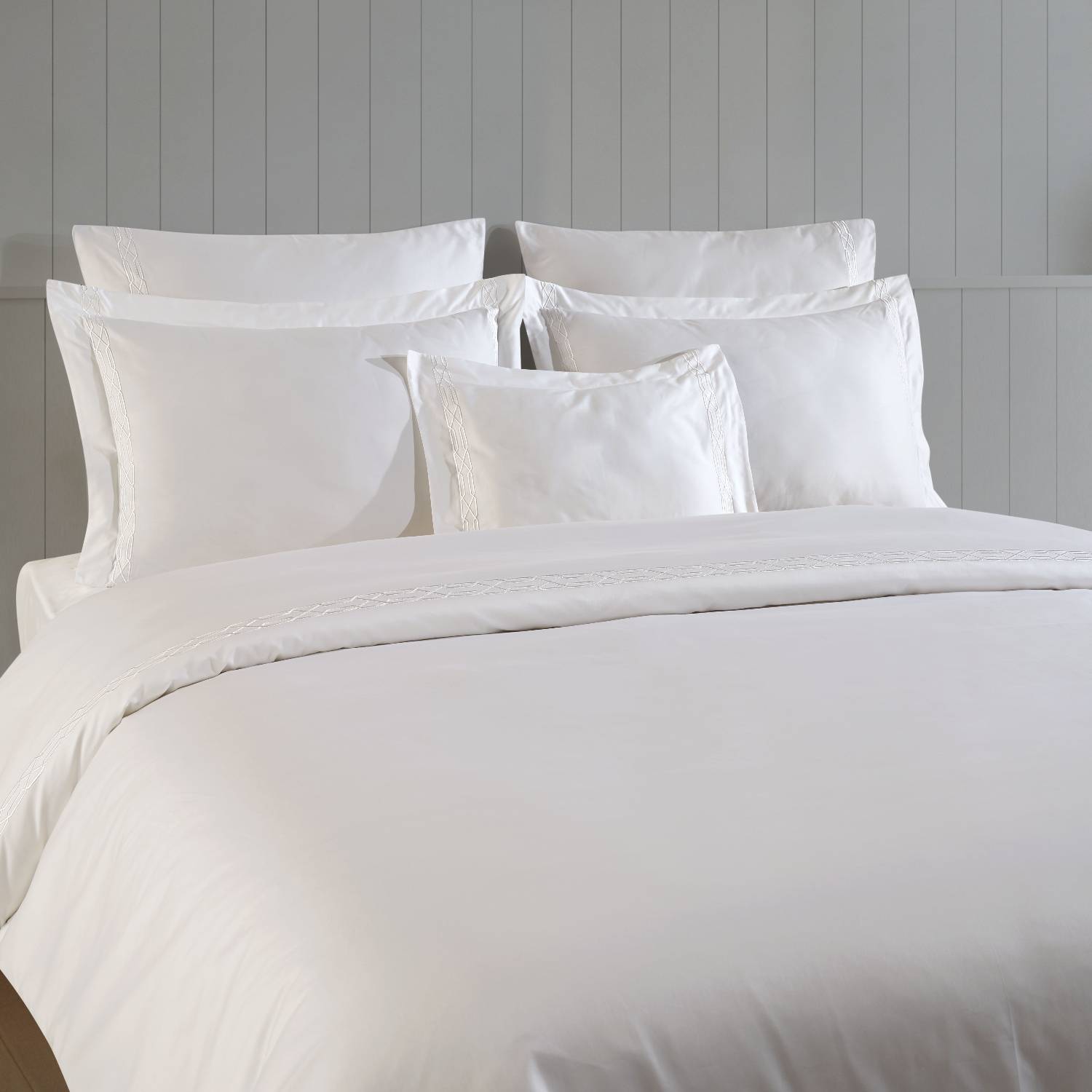 Turkan Duvet Cover Set White